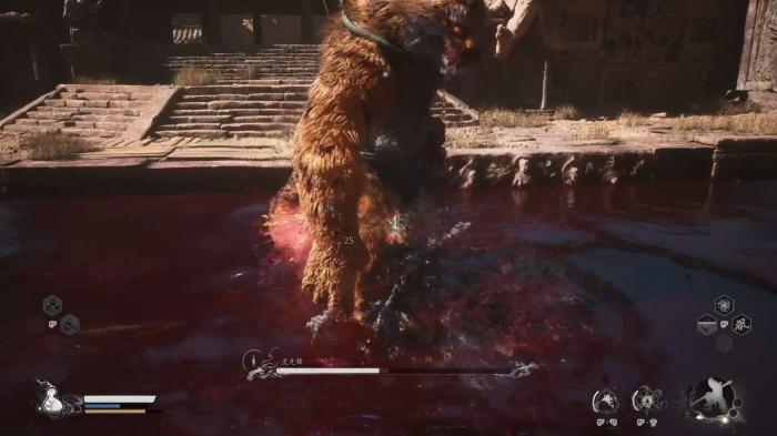 黑神话悟空卧虎寺虎先锋怎么无伤1