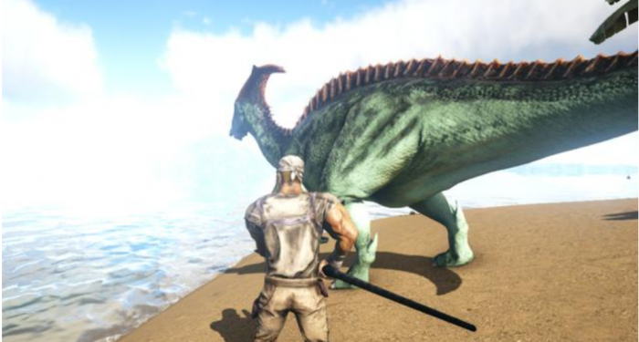 方舟生存进化副栉龙吃什么蛋饲料1