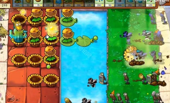 《植物大战僵尸杂交版》挑战模式第50关通关攻略3