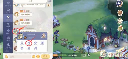 手游奥比岛怎么在别人家留言?5