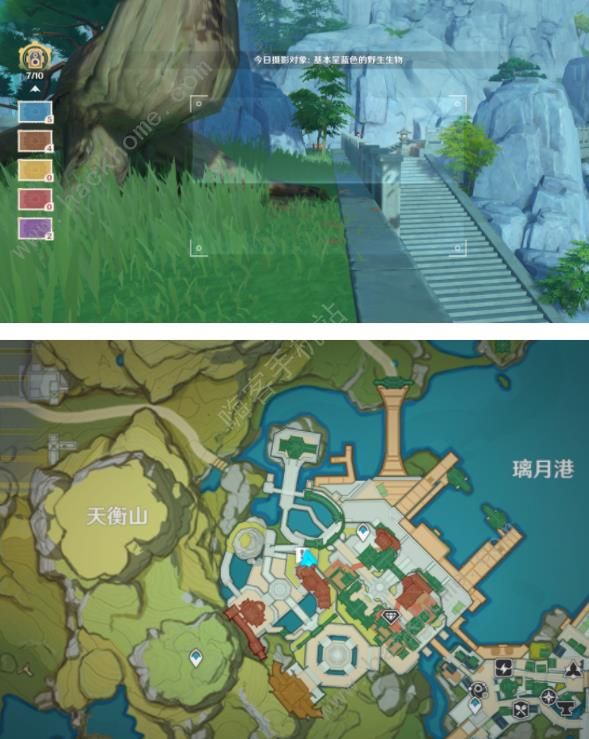 原神基本呈蓝色的野生生物在哪15