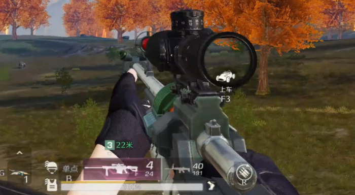 荒野行动为什么远距离射击首选狙击枪3